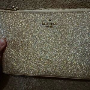 Kate Spade Sparkling Gold Wristlet